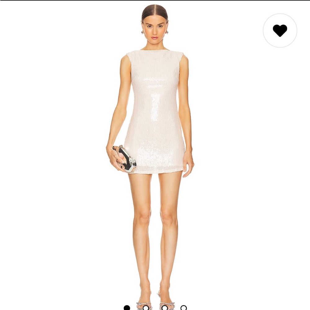 LPA paradisa Midi Dress in Pearl White. Worn once. Perfect condition. Size small